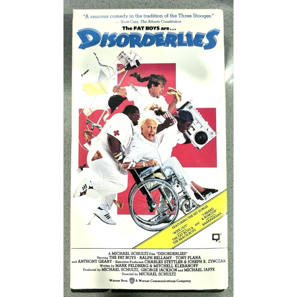 "The Fat‎ Boys are Disorderlies" Vintage VHS